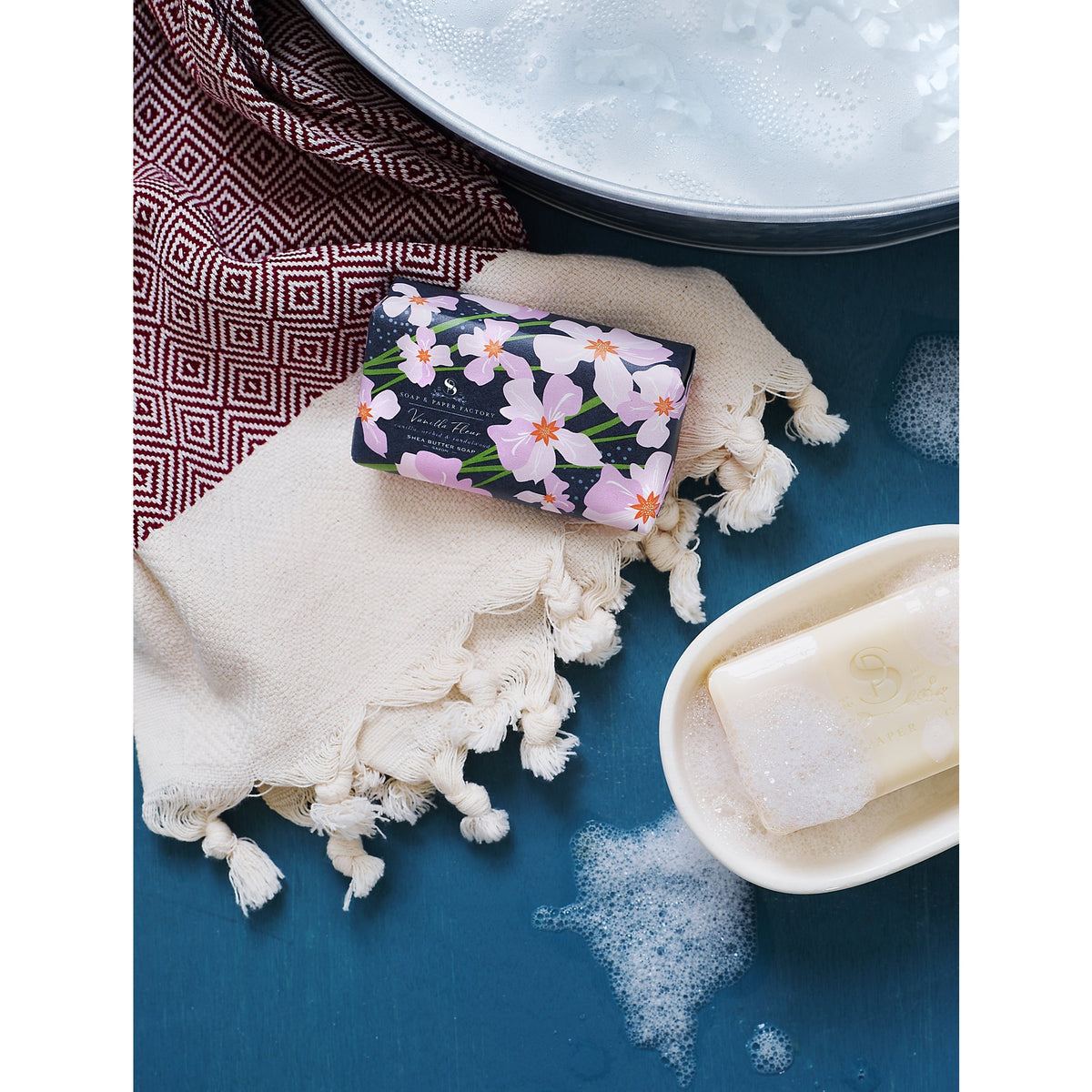 Soap &amp; Paper Factory Vanilla Fleur Shea Butter Soap 5oz - Brought to you by Luxe &amp; Lark