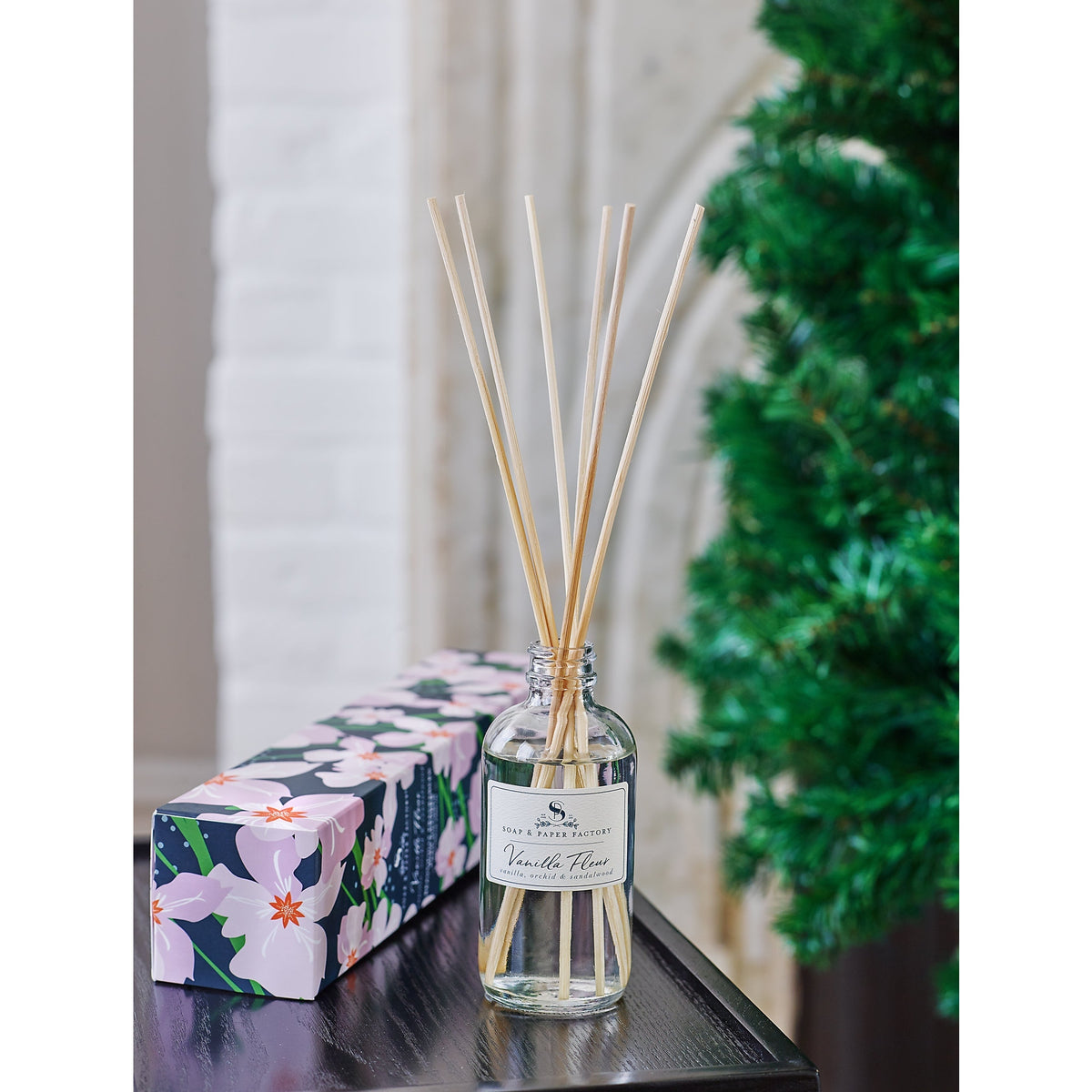 Soap &amp; Paper Factory Vanilla Fleur Reed Diffuser lasts up to 6 months - Brought to you by Luxe &amp; Lark