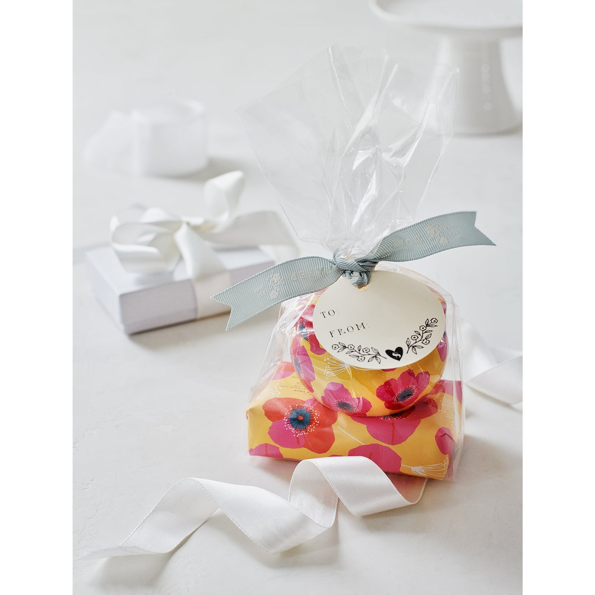Soap &amp; Paper Factory Sun Kissed Tin Candle 3oz &amp; Soap 5oz Gift Set burn time 18 hours - Brought to you by Luxe &amp; Lark