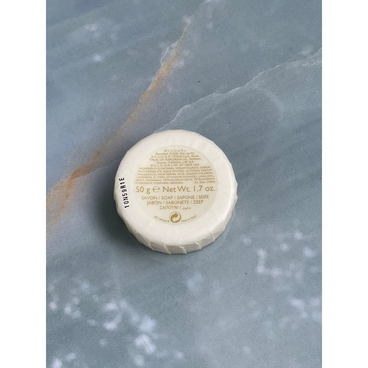 Bvlgari Bulgari Au The Blanc White Tea Pleated Soap set of 6 50g 1.7oz - Brought to you by Luxe &amp; Lark