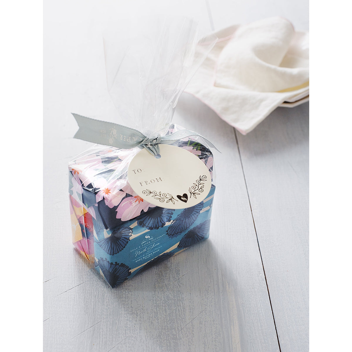 Soap &amp; Paper Factory Shea Butter Soap Trio Gift Set of 3, Sun Kissed Citrus, North Shore, Vanilla Fleur 5oz each - Brought to you by Luxe &amp; Lark