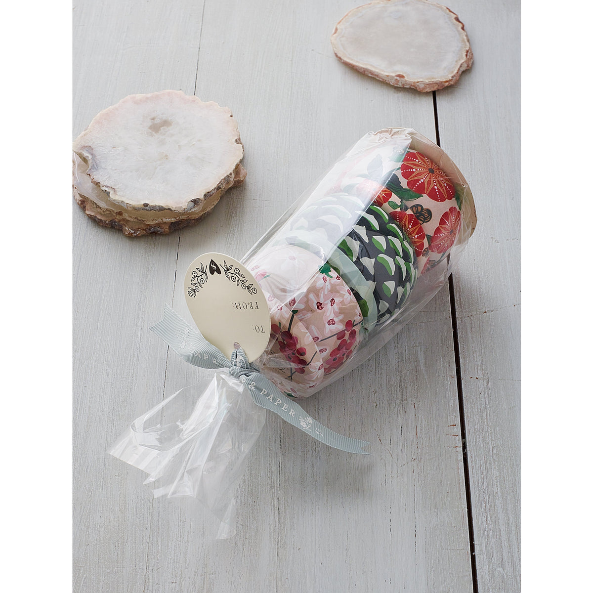 Soap & Paper Factory Small Tin Candle Trio Roland Pine, Flowering Currant, Pumpkin Chiffon 3oz set of 3, burn time 18 hours - Brought to you by Luxe & Lark