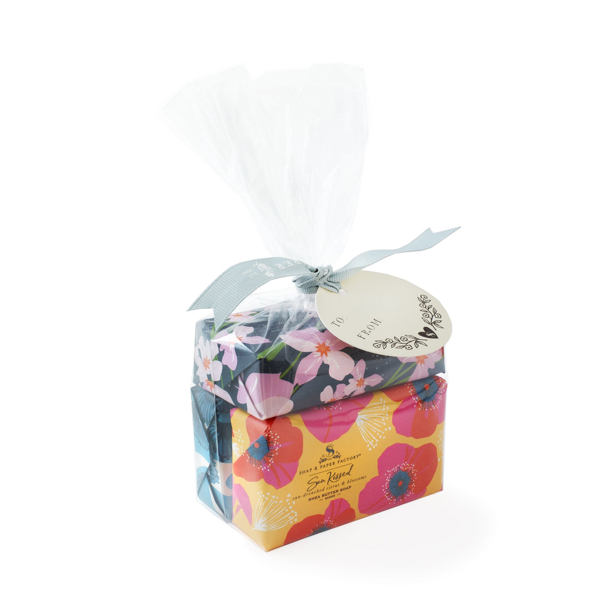 Soap &amp; Paper Factory Shea Butter Soap Trio Gift Set of 3, Sun Kissed Citrus, North Shore, Vanilla Fleur 5oz each - Brought to you by Luxe &amp; Lark