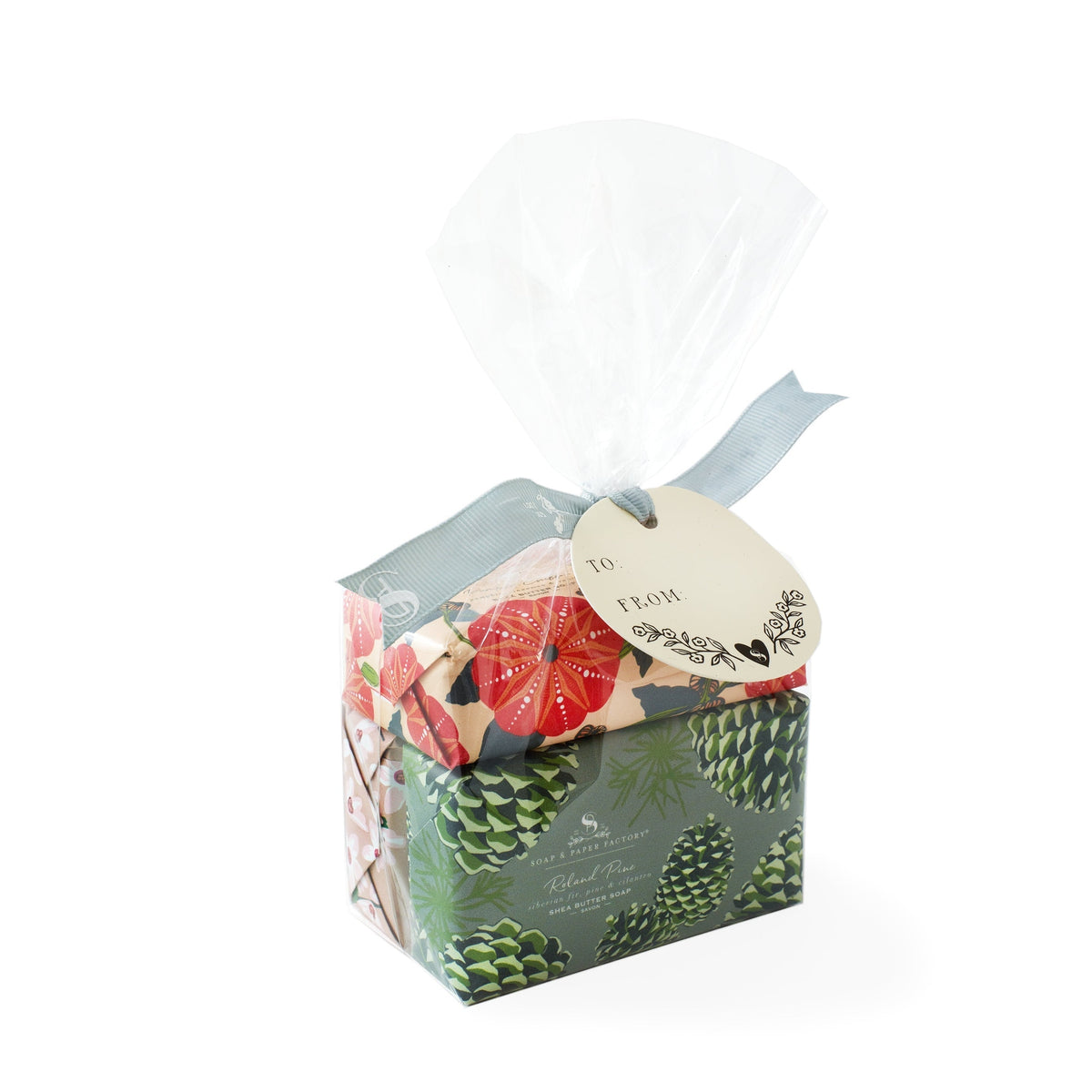 Soap &amp; Paper Factory Shea Butter Soap Trio Gift Set of 3 Flowering Current, Roland Pine, Pumpkin Chiffon 5oz each - Brought to you by Luxe &amp; Lark