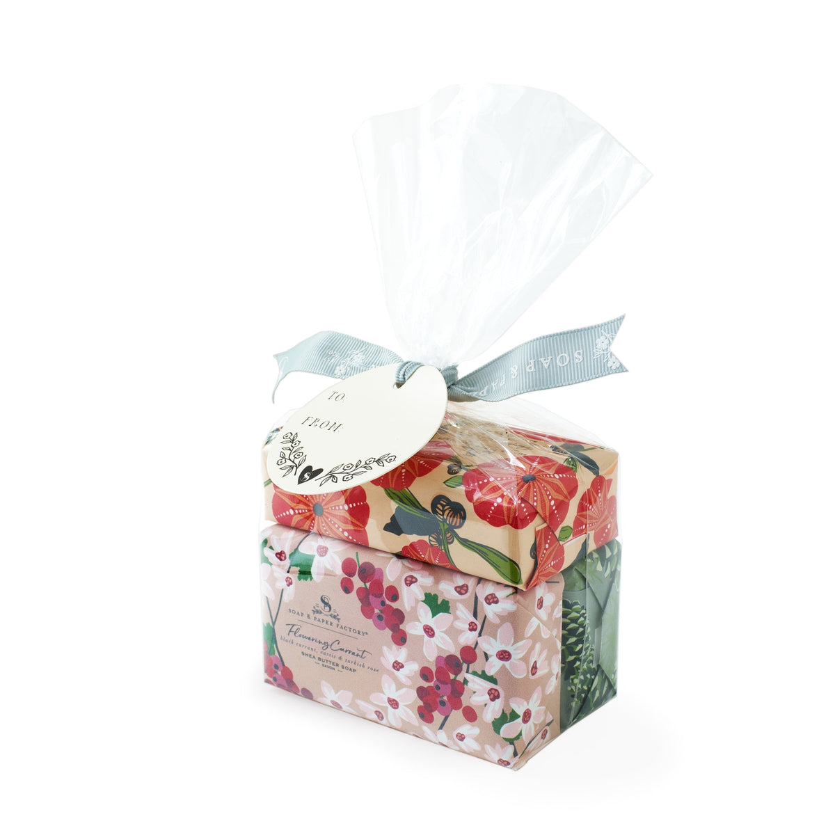 Soap &amp; Paper Factory Shea Butter Soap Trio Gift Set of 3 Flowering Current, Roland Pine, Pumpkin Chiffon 5oz each - Brought to you by Luxe &amp; Lark