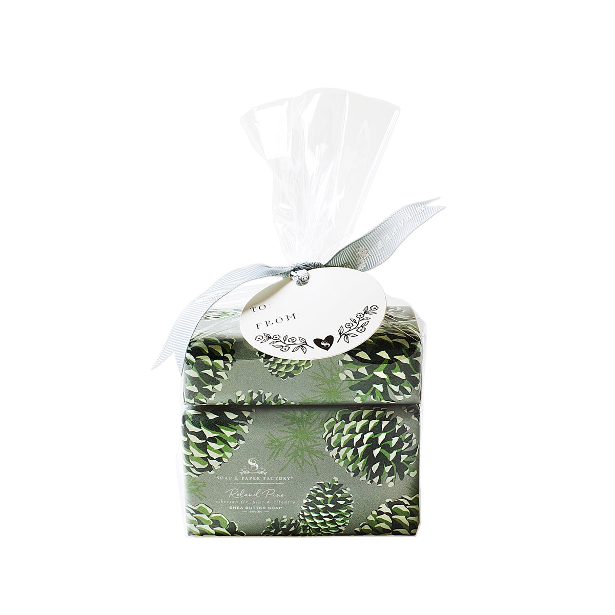 Soap & Paper Factory Roland Pine Soap Trio 5oz st of 3 - Brought to you by Luxe & Lark