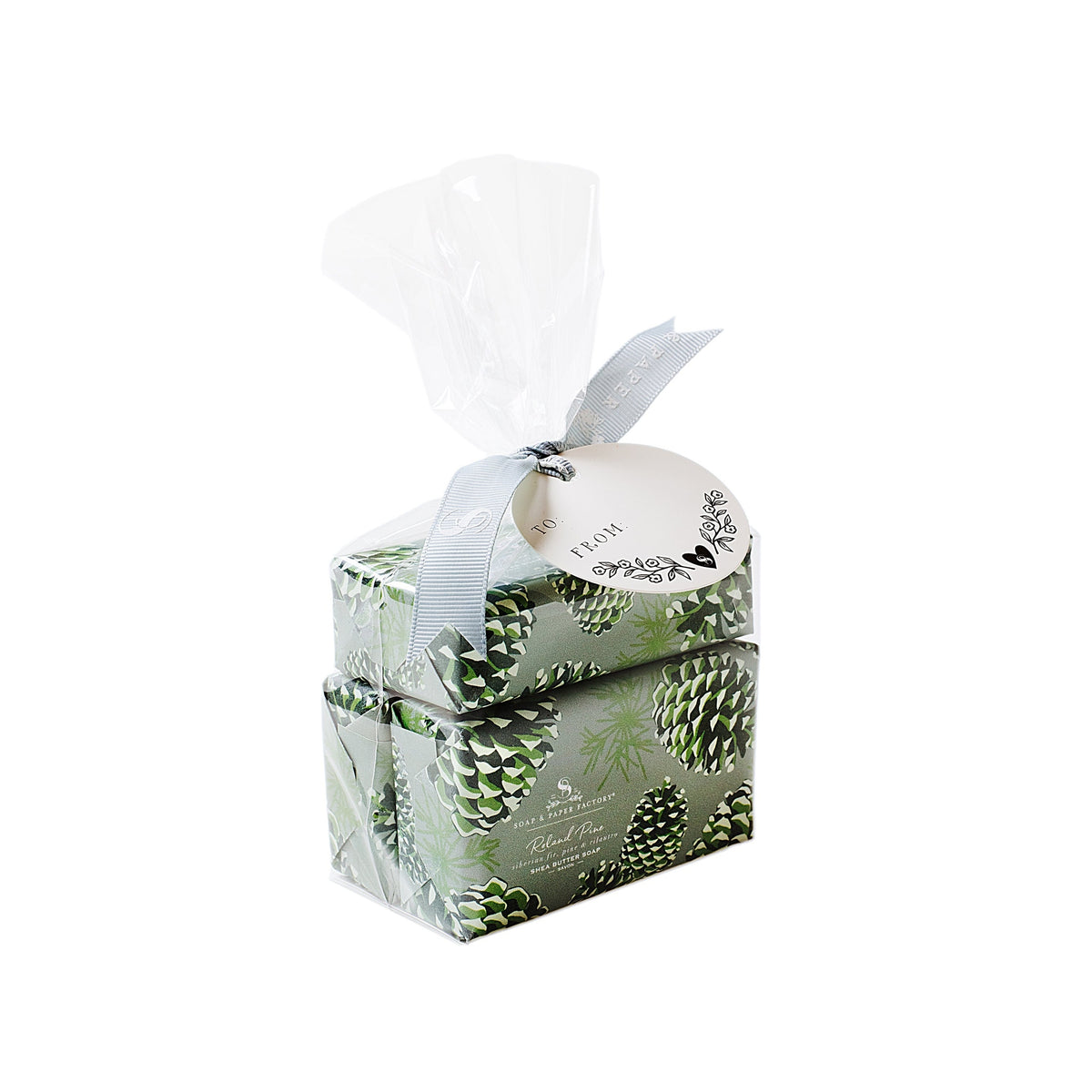 Soap & Paper Factory Roland Pine Soap Trio 5oz st of 3 - Brought to you by Luxe & Lark