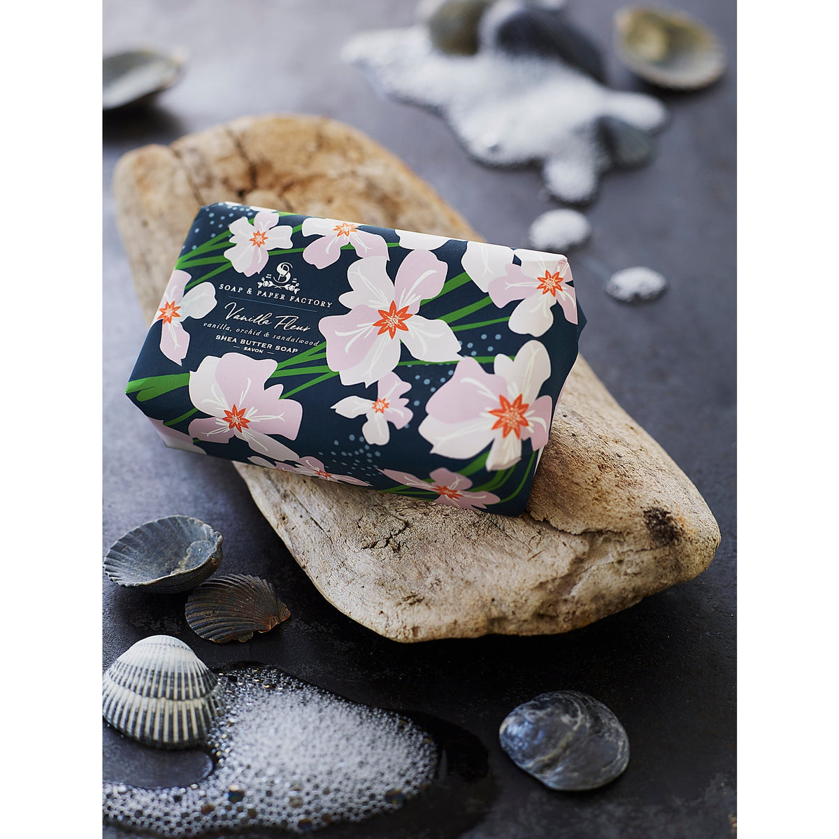 Soap &amp; Paper Factory Vanilla Fleur Shea Butter Soap 5oz - Brought to you by Luxe &amp; Lark