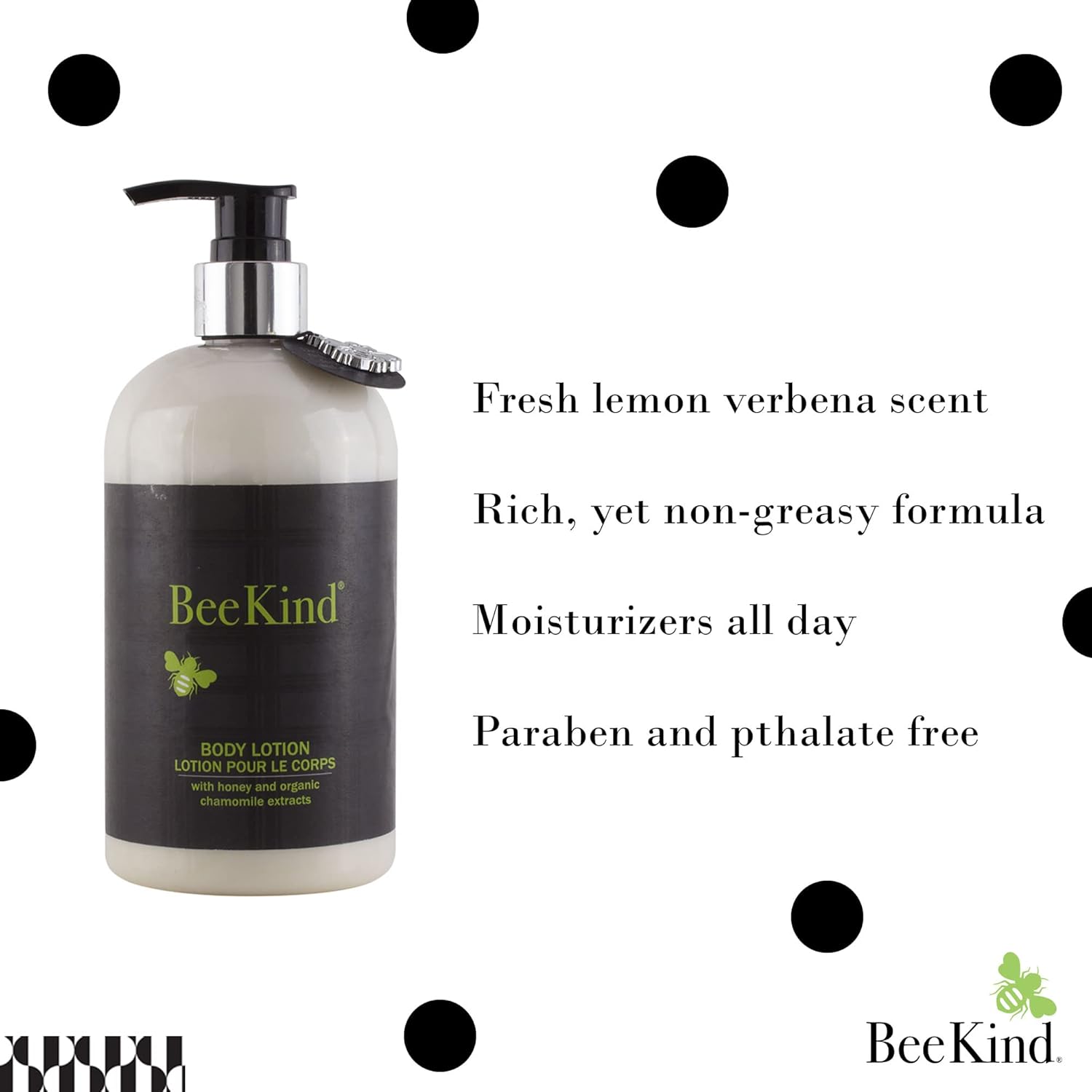 BeeKind Gilchrist & Soames Lemon Verbena Body Lotion full size 15.5oz - Brought to you by Luxe & Lark