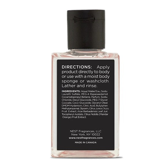 Nest Sicilian Tangerine Body Wash Shower Gel travel size 1 oz bottle set of 6 - Brought to you by Luxe &amp; Lark