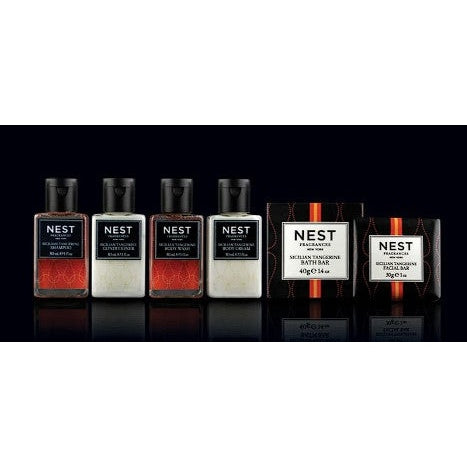 Nest Sicilian Tangerine Body Wash Shower Gel travel size 1 oz bottle set of 6 - Brought to you by Luxe &amp; Lark