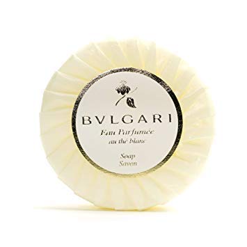 Bvlgari Au the Blanc White Tea Luxury Pleated Soap 75g 2.6oz Set of 6 - Brought to you by Luxe & Lark